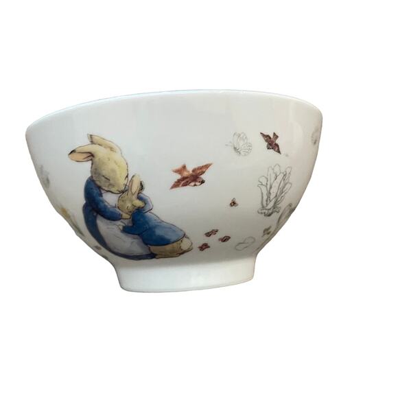 Beatrix Potter Peter Rabbit Porcelain Cereal Bowls Set of 4 Easter Spring New - Picture 2 of 10